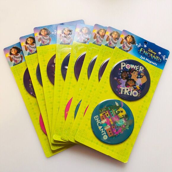 Disney Encanto 2 Pack Magnets, Bundle of 8 - Picture 1 of 5